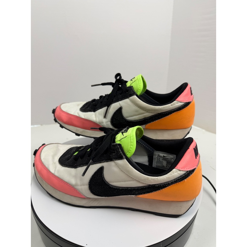 Nike Waffle Black Pink Lime Green Running Walking Tennis Shoe Sneakers Womens 10 - Picture 3 of 16